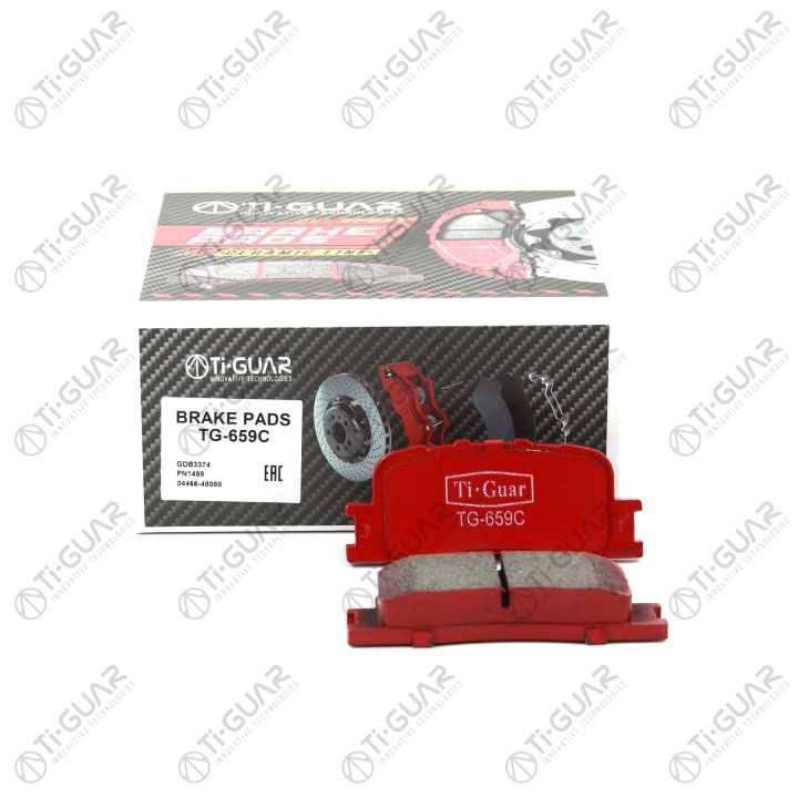 Тормозные колодки TG-659C/PF1458 (КЕРАМИКА) * Ti·GUAR